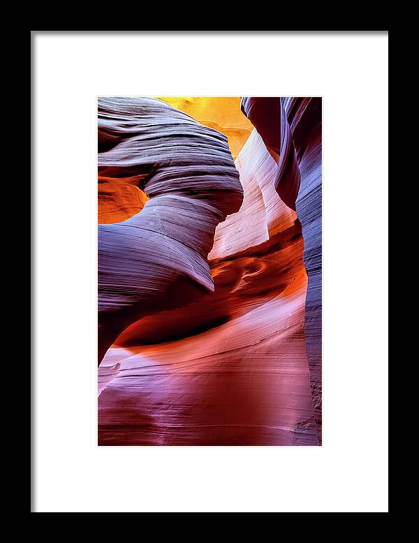 Antelope Canyon Framed Print featuring the photograph Spirit by Dan McGeorge