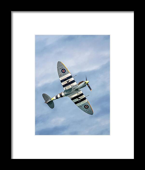 Aircraft Framed Print featuring the photograph Spitfire by Martyn Boyd