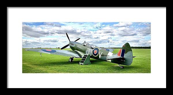 Super Marine Framed Print featuring the photograph Spitfire Ready by Gordon James