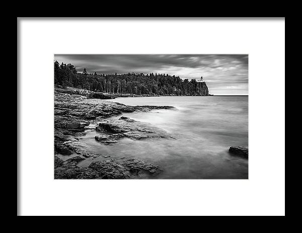 Split Rock Lighthouse Framed Print featuring the photograph Split Rock Lighthouse Morning Dream by Sebastian Musial