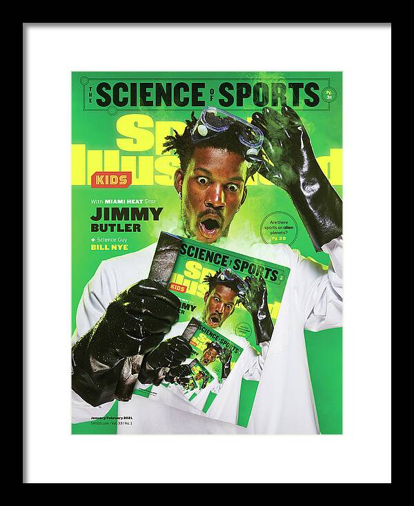 Used 2/2021 Sik Framed Print featuring the photograph Sports Illustrated Kids Science of Sports Issue Cover by Sports Illustrated