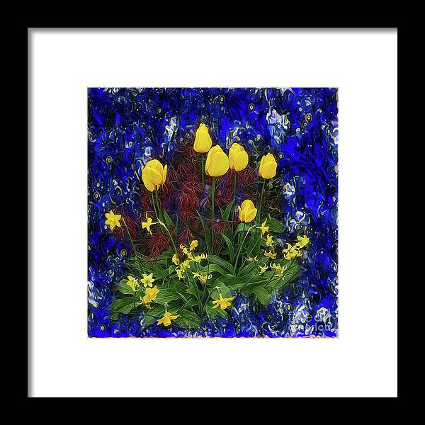 Spring Framed Print featuring the photograph Spring Flowers by Yvonne Johnstone