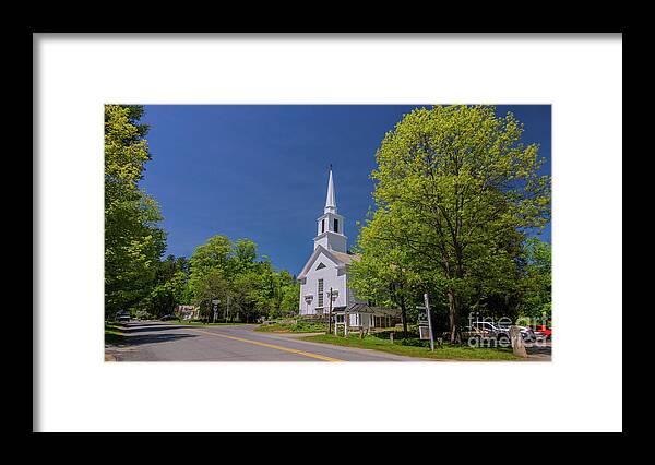 New England Framed Print featuring the photograph Spring in Grafton Vermont by Scenic Vermont Photography