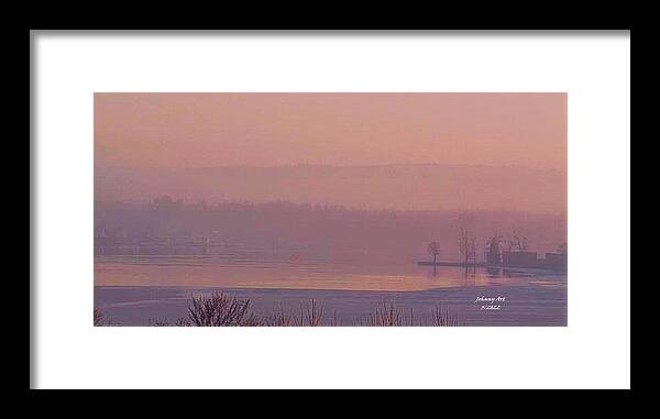 Lake Framed Print featuring the photograph Spring Lake Melts by John Anderson