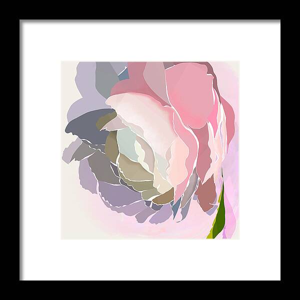Flower Framed Print featuring the digital art Spring Dreams by Gina Harrison