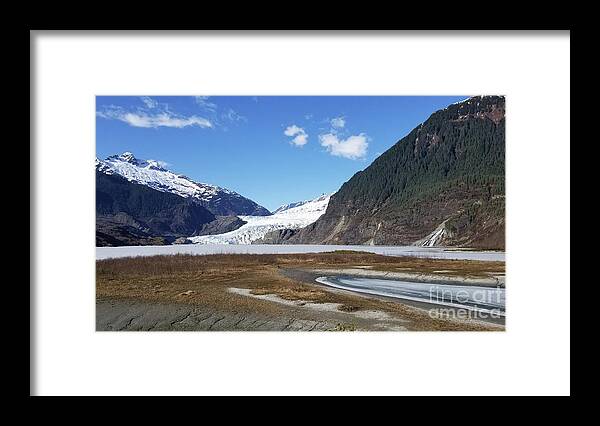 #juneau Framed Print featuring the photograph Springtime at the Mendenhall by Charles Vice
