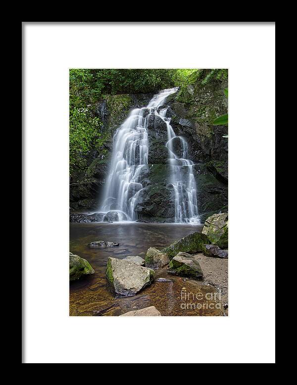 Tennessee Framed Print featuring the photograph Spruce Flats Falls 18 by Phil Perkins