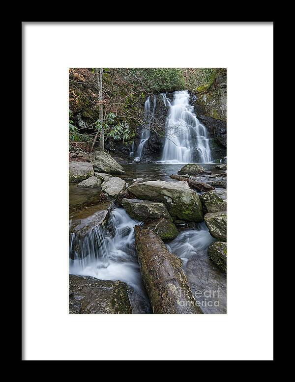 Tennessee Framed Print featuring the photograph Spruce Flats Falls 33 by Phil Perkins