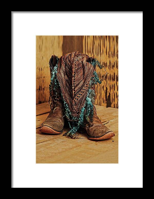 Boots Framed Print featuring the photograph Square Dance by Brad Barton
