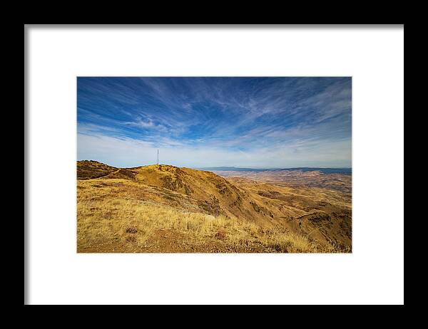 Mountain Framed Print featuring the photograph Squaw Butte, Idaho by Susan Humeston