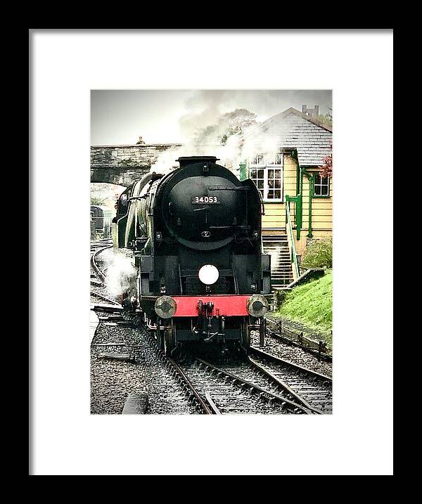  Framed Print featuring the photograph SR Battle of Britain class 21C153 Sir Keith Park by Gordon James