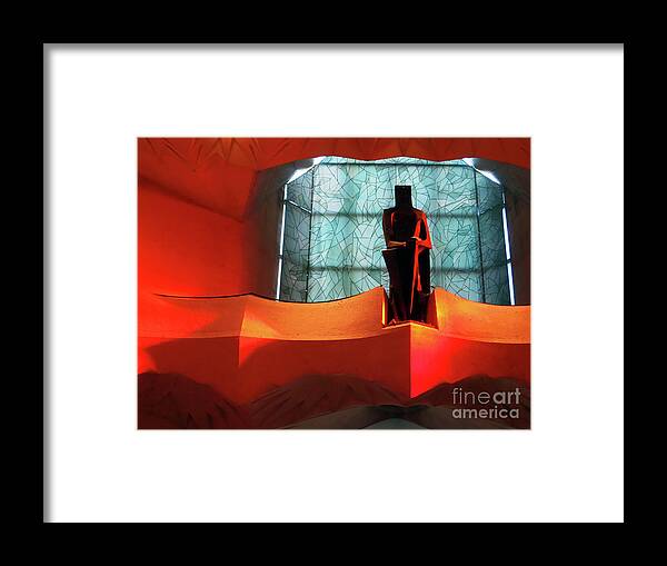 Sagrada Familia Framed Print featuring the photograph St George of the Golden Light by Rick Locke - Out of the Corner of My Eye