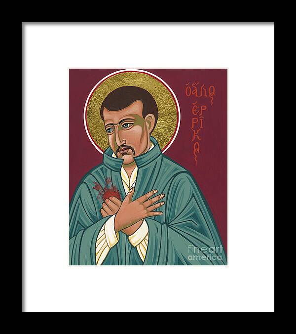St Henry Walpole Framed Print featuring the painting St Henry Walpole, SJ 324 by William Hart McNichols
