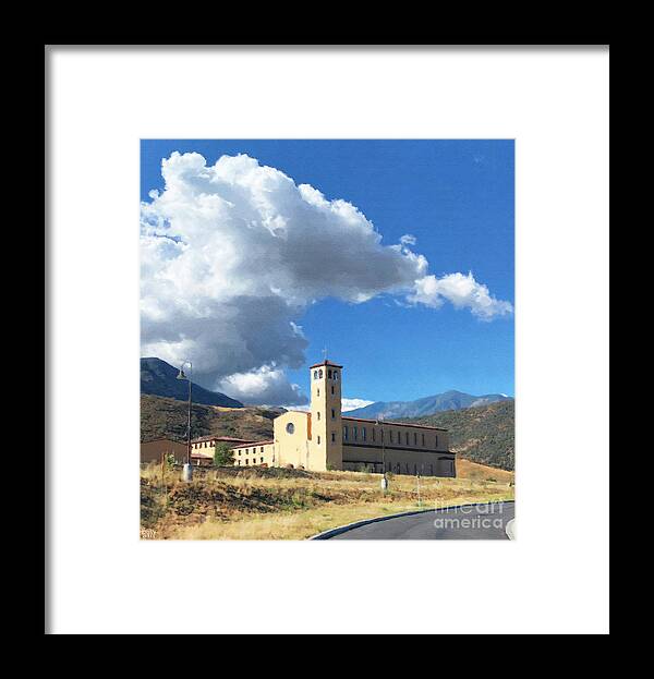 Catholicism Framed Print featuring the photograph St Michael's Abbey by Brian Watt