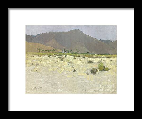 Catholic Framed Print featuring the painting St Richard's in Borrego Springs by Paul Strahm