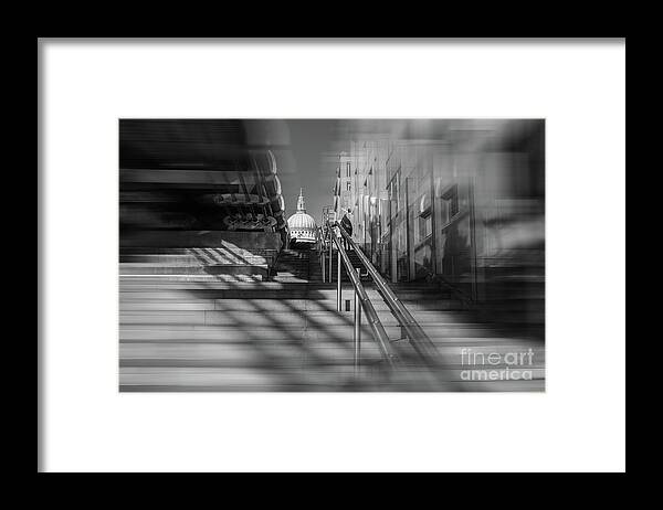 London Framed Print featuring the photograph Stairway To Heaven, London Cityscape by Philip Preston