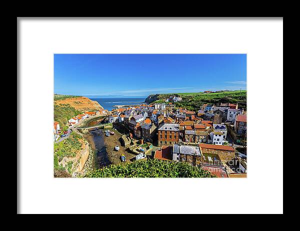 England Framed Print featuring the photograph Staithes, North Yorkshire by Tom Holmes Photography