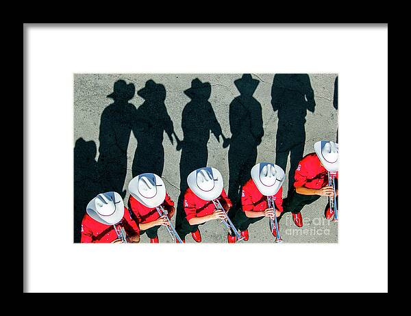 Calgary Framed Print featuring the photograph Stampede Brass Band by Wilko van de Kamp Fine Photo Art