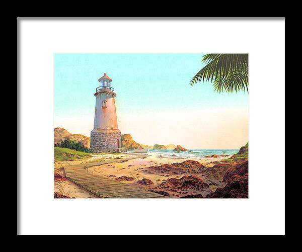 Michael Humphries Framed Print featuring the painting Standing Strong Against the Wind by Michael Humphries
