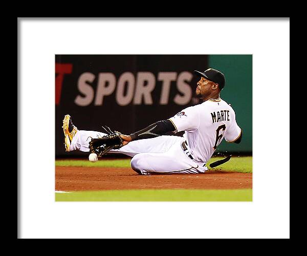 People Framed Print featuring the photograph Starling Marte by Jared Wickerham