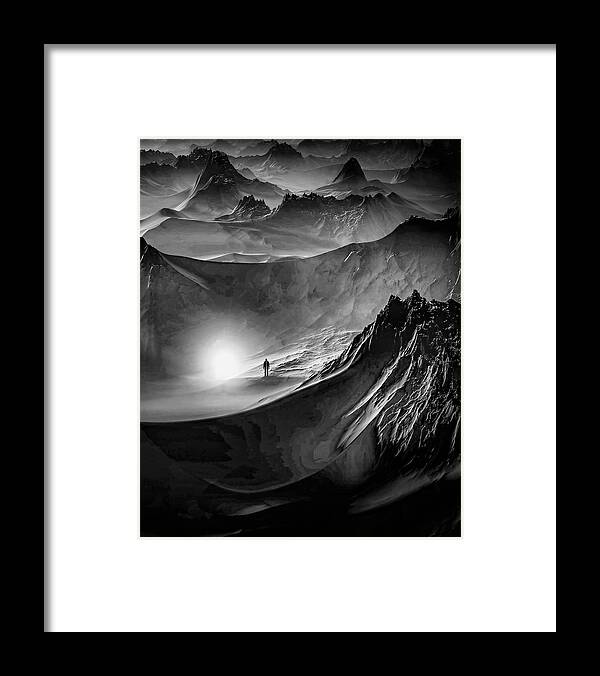 Fine Art Framed Print featuring the photograph Stealing The Moon by Sofie Conte