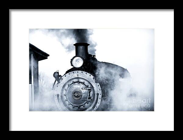 Steaming Framed Print featuring the photograph Steaming at New Hope Pennsylvania by John Rizzuto