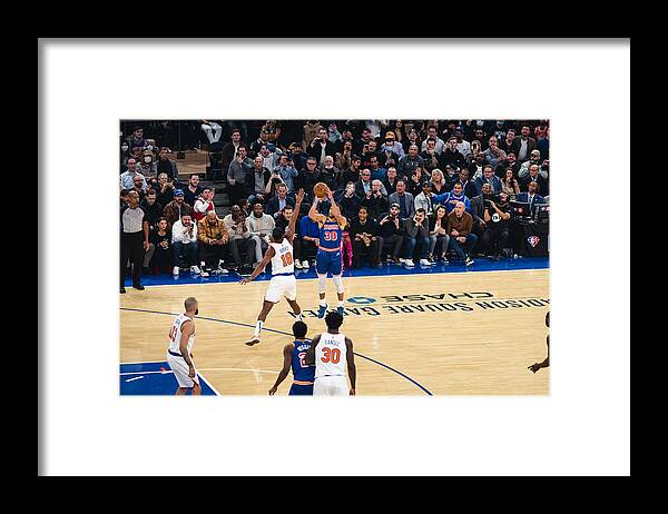 Nba Framed Print featuring the photograph Stephen Curry and Ray Allen by Evan Yu