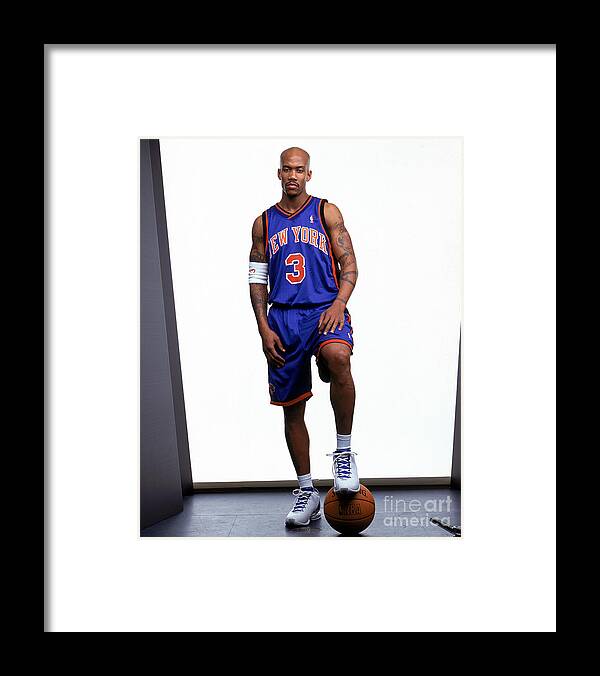 Nba Pro Basketball Framed Print featuring the photograph Stephon Marbury by Jennifer Pottheiser