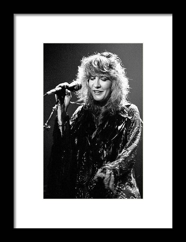 Stevie Nicks Framed Print featuring the photograph Stevie Nicks '83 #3 by Chris Deutsch