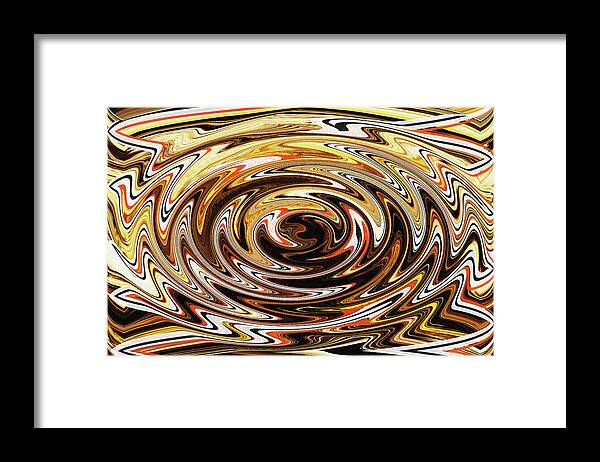 Sticks Again Abstract Framed Print featuring the digital art Sticks Again Abstract by Tom Janca