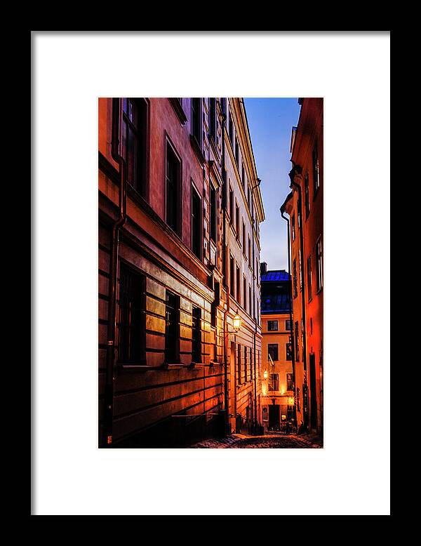 Europe Framed Print featuring the photograph Stockholm Old Town by Alexander Farnsworth