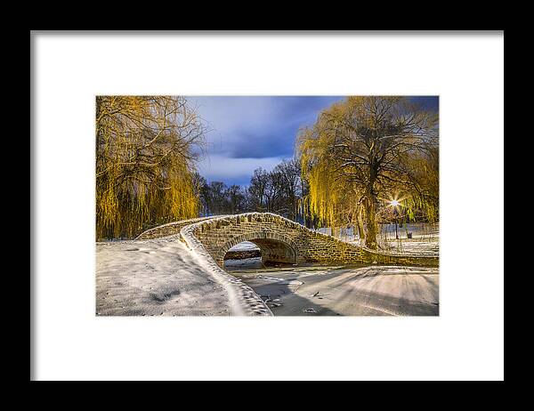 Stone Framed Print featuring the photograph Stone Bridge at Hiawatha by Rod Best