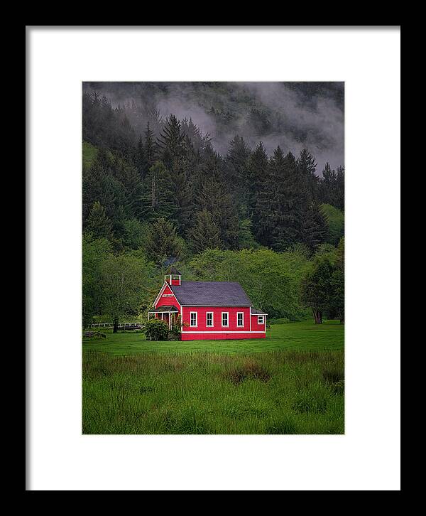 Stone Framed Print featuring the photograph Stone Lagoon School by Thomas Hall