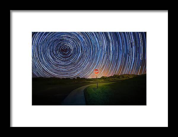 Stars Framed Print featuring the photograph Stop for the Stars by Mark Andrew Thomas