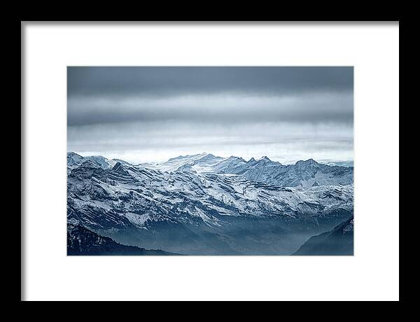Mountains Framed Print featuring the photograph Storm Over the Mountains by Rick Deacon