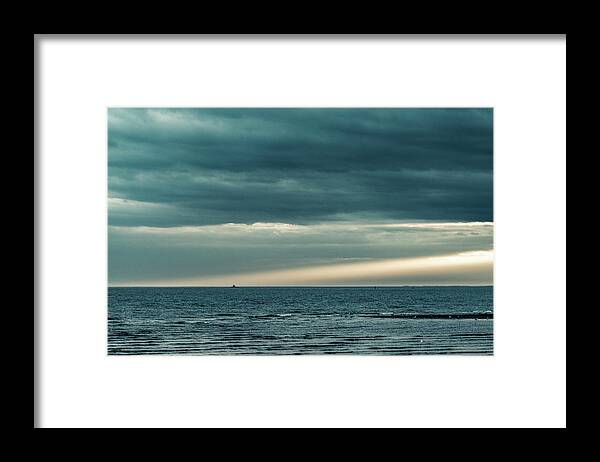 Landscape Framed Print featuring the photograph Storm Spotlight by Rich Kovach