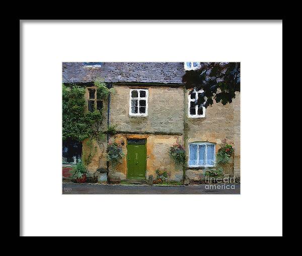 Stow-in-the-wold Framed Print featuring the photograph Stow Facade by Brian Watt