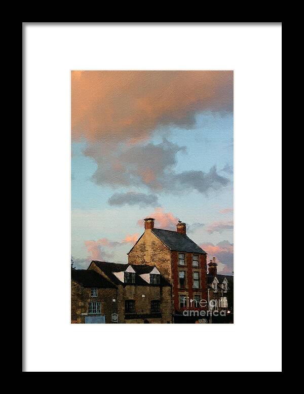 Stow-in-the-wold Framed Print featuring the photograph Stow Shops by Brian Watt