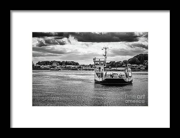 Ards Framed Print featuring the photograph Strangford, Portaferry ferry by Jim Orr