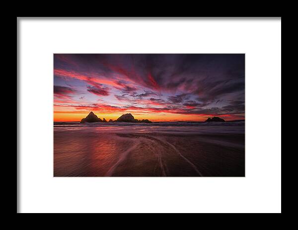  Framed Print featuring the photograph Streaks by Louis Raphael