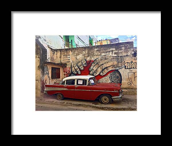 Cuba Framed Print featuring the photograph Out of Order by Kerry Obrist