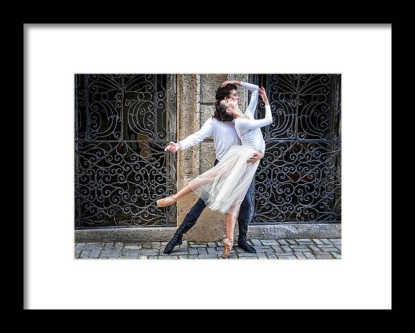 Ballet Framed Print featuring the photograph Street Ballet by Kathryn McBride