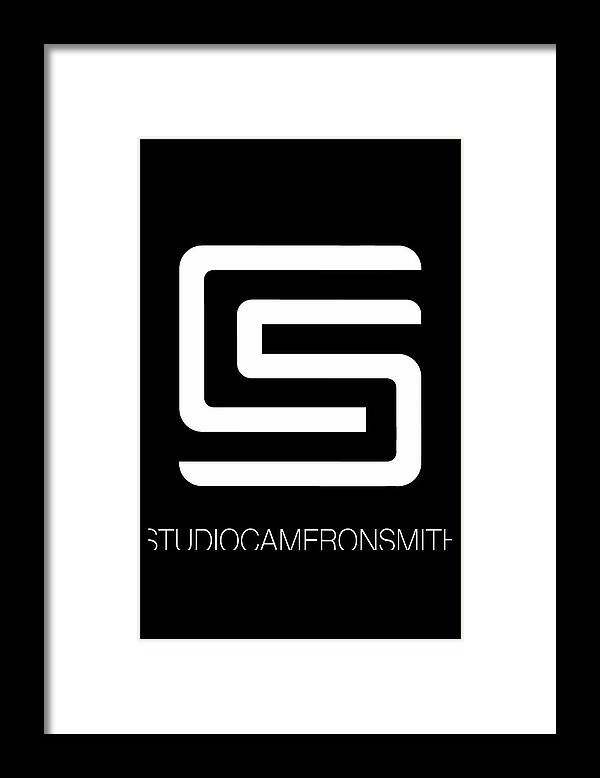 Logo Framed Print featuring the digital art Studio Logo by Cameron Smith