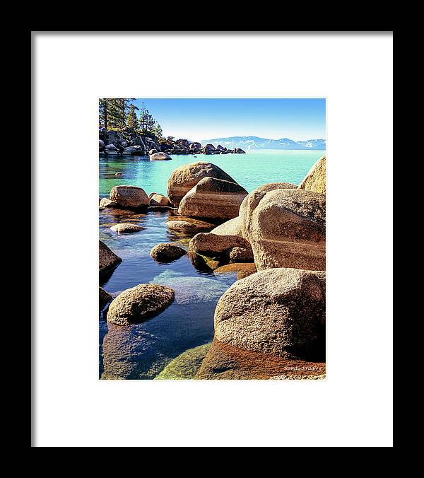Usa Framed Print featuring the photograph Submerged Boulders by Randy Bradley