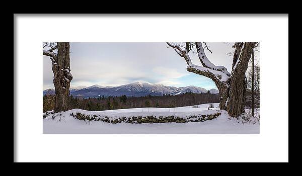 Sugar Framed Print featuring the photograph Sugar Hill Snow Scene by White Mountain Images