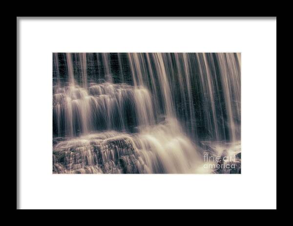 Falls Framed Print featuring the photograph Summer Evening Falls by Phil Perkins