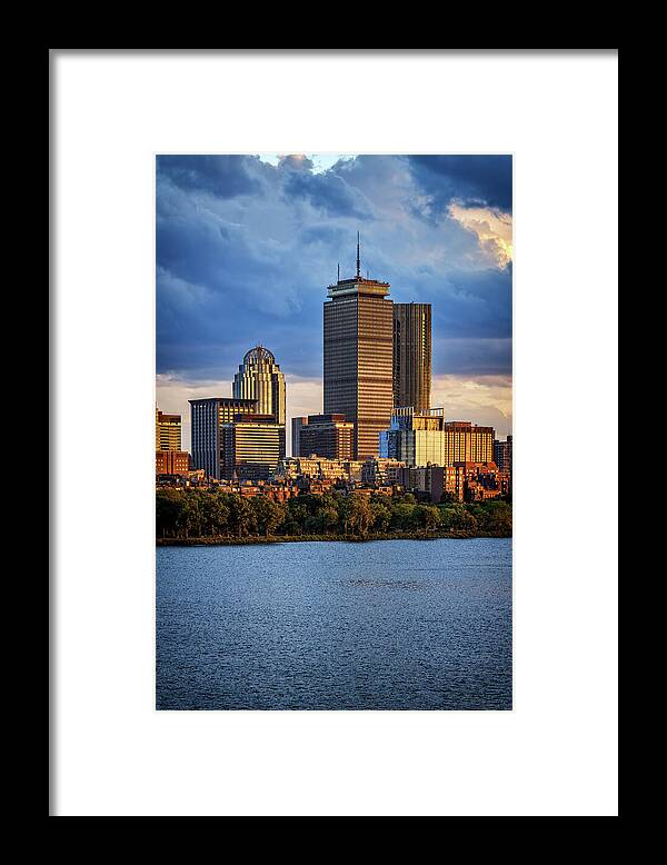 Boston Framed Print featuring the photograph Summer Evening in Boston by Rick Berk
