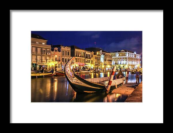 Cory Framed Print featuring the photograph Summer Evening, Portugal by Tom and Pat Cory