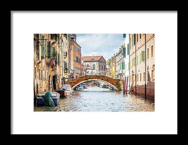 Italy Photography Framed Print featuring the photograph Summer in Venice by Marla Brown