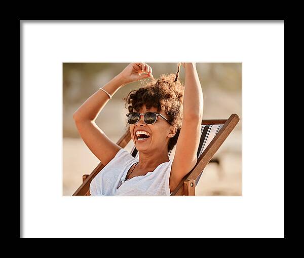 People Framed Print featuring the photograph Summer, the official happy season by Dean Mitchell
